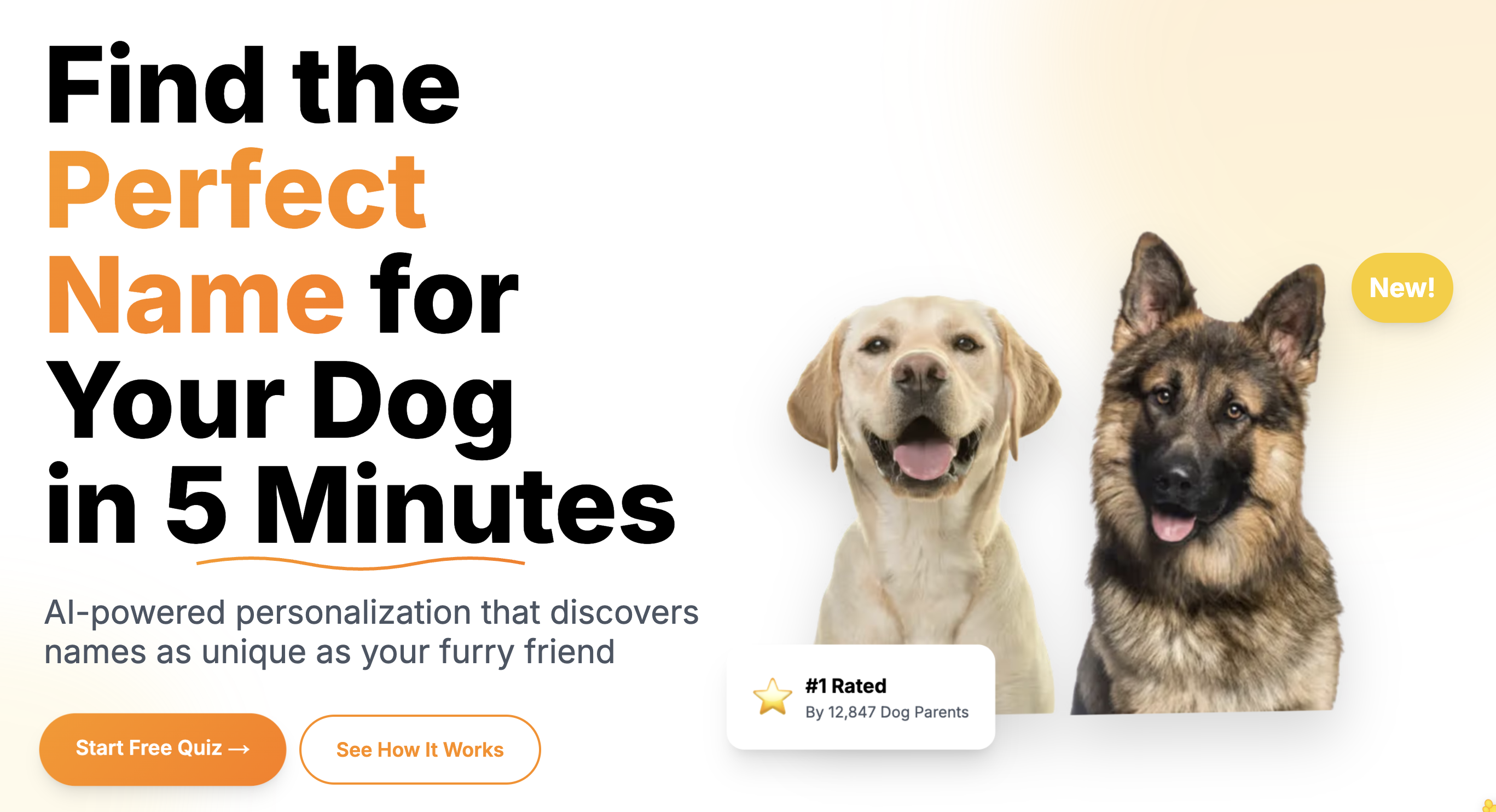 Girl &amp; Boy Dog Names Generator | Find Perfect Puppy Names - DogNames